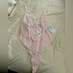 Pink lingerie from Bloomingdale’s